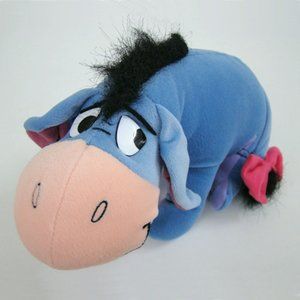 11" Blue Eeyore Winnie The Pooh Plush Mattel Disney Soft Toy Stuffed Animal